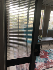 Clear Mid-Century Modern Style Pet Door for Mobile Homes